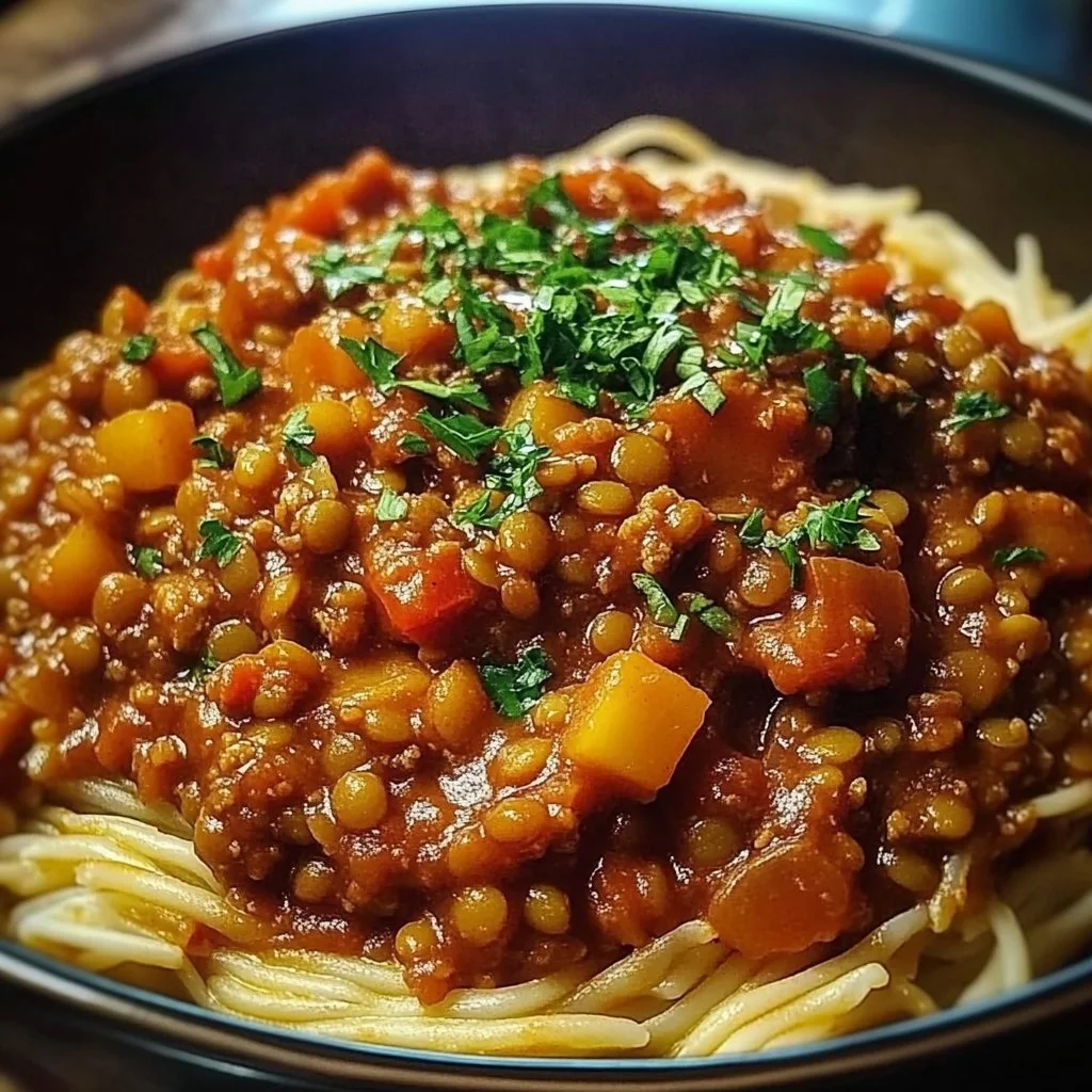 Vegan Lentil Bolognese