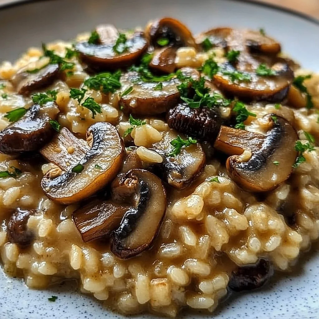 Vegan Mushroom Risotto