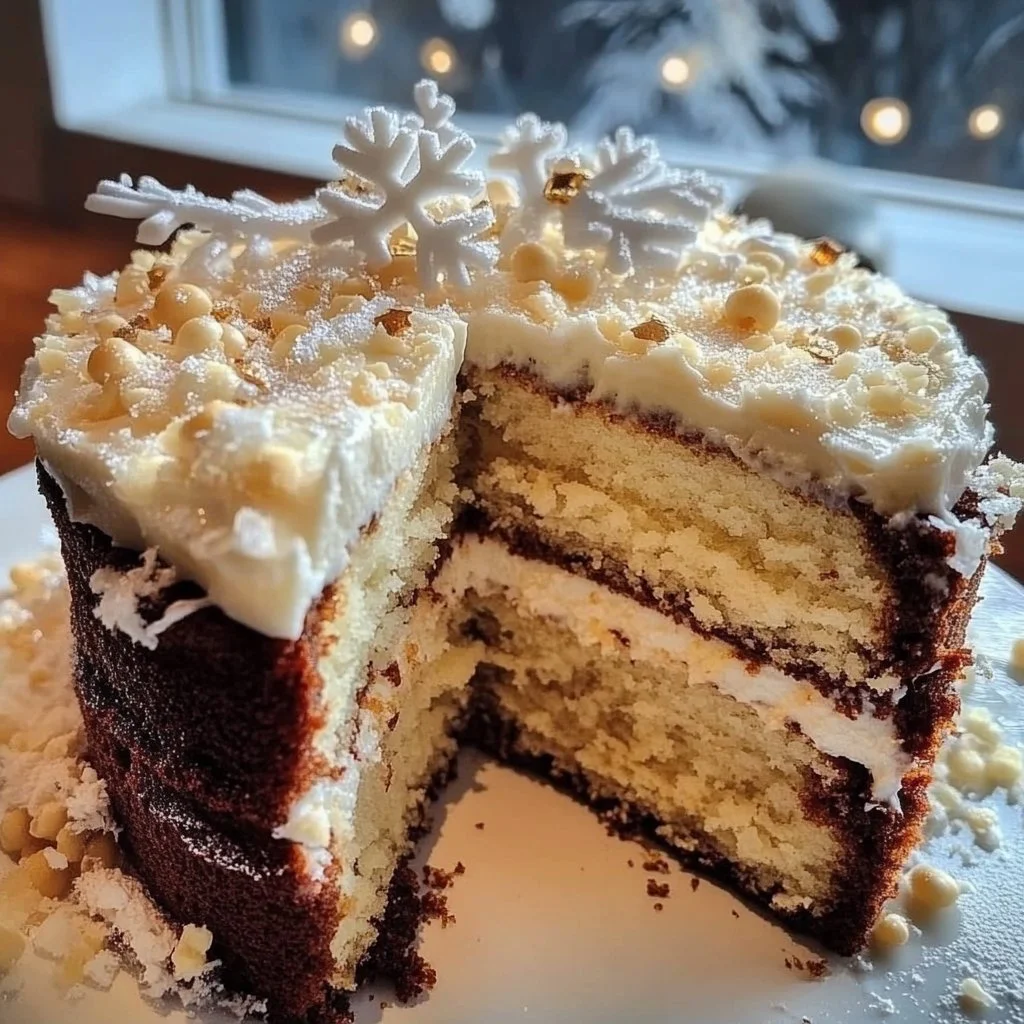 Winter Wonderland Christmas Cake