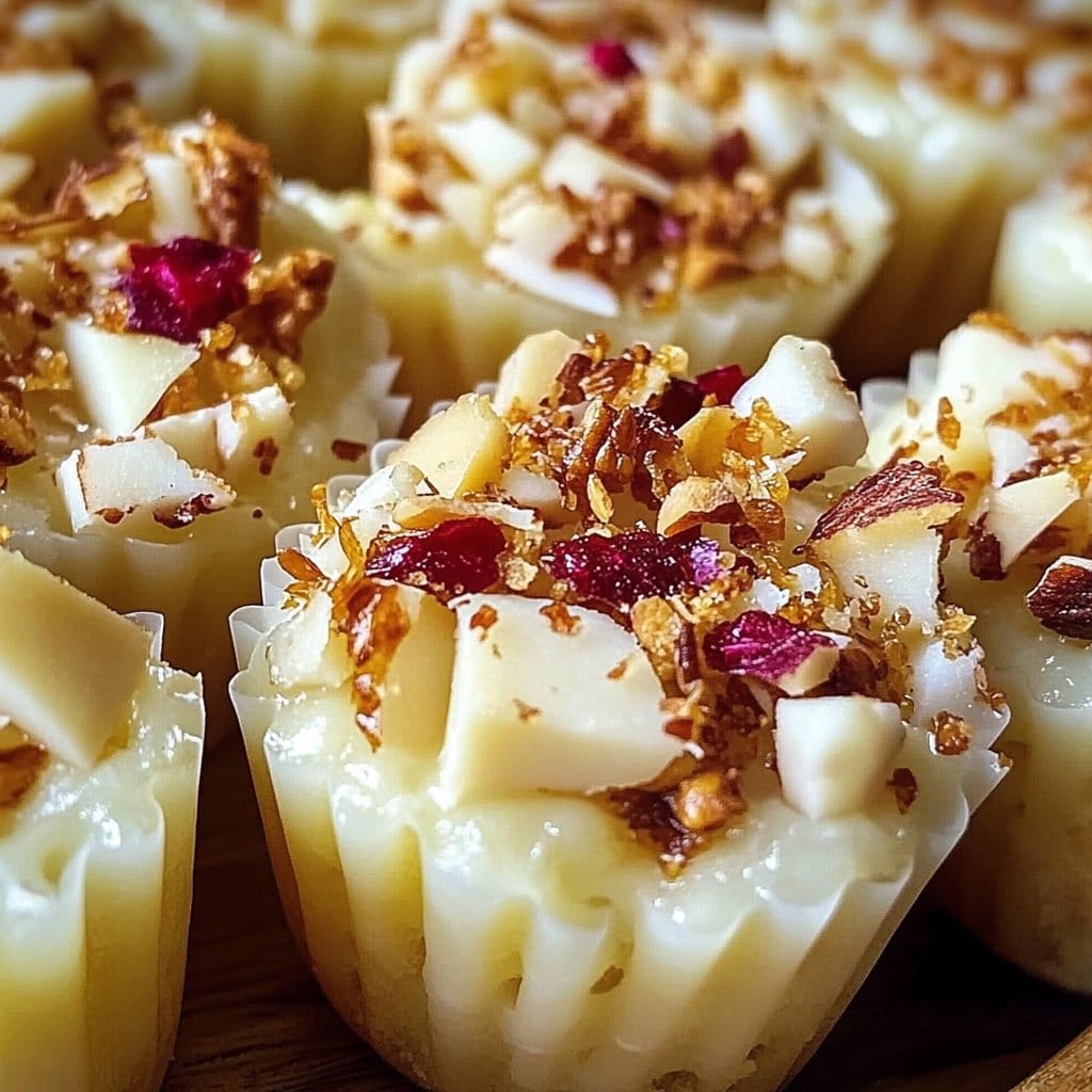 Muffin Pan White Christmas Crackles