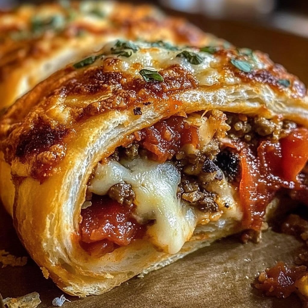 Italian Crescent Roll Sandwich Bake
