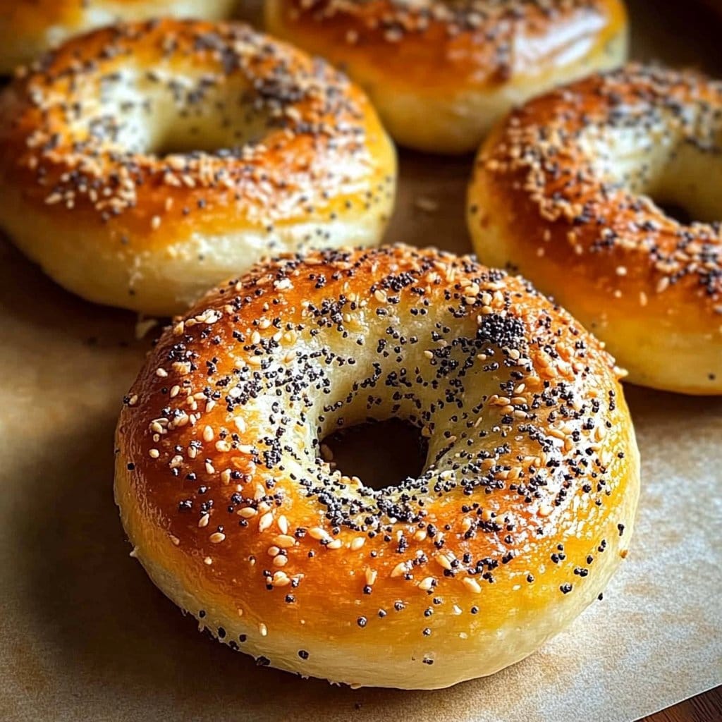 Homemade New York-style Bagels