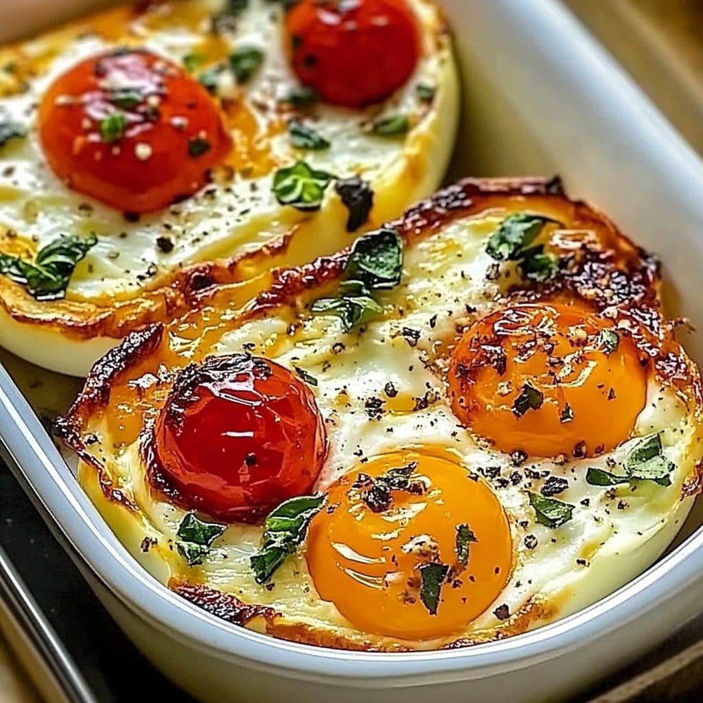 Mediterranean Baked Feta Eggs