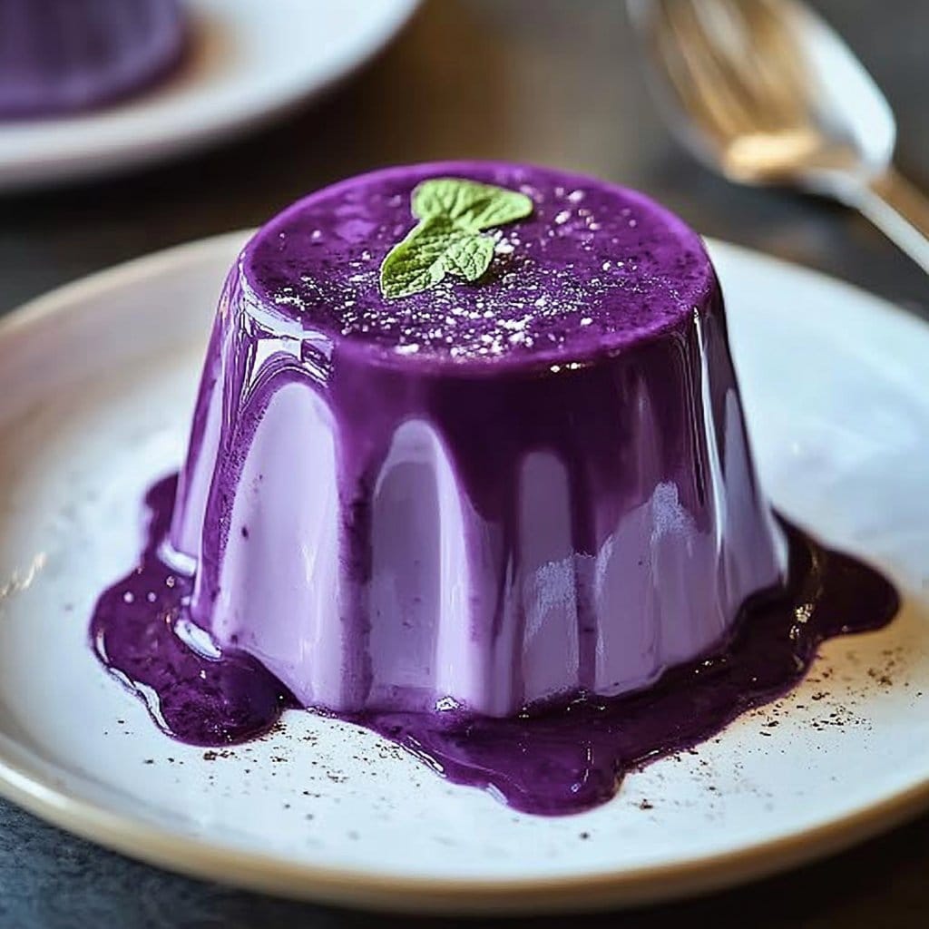 Purple Cabbage Panna Cotta