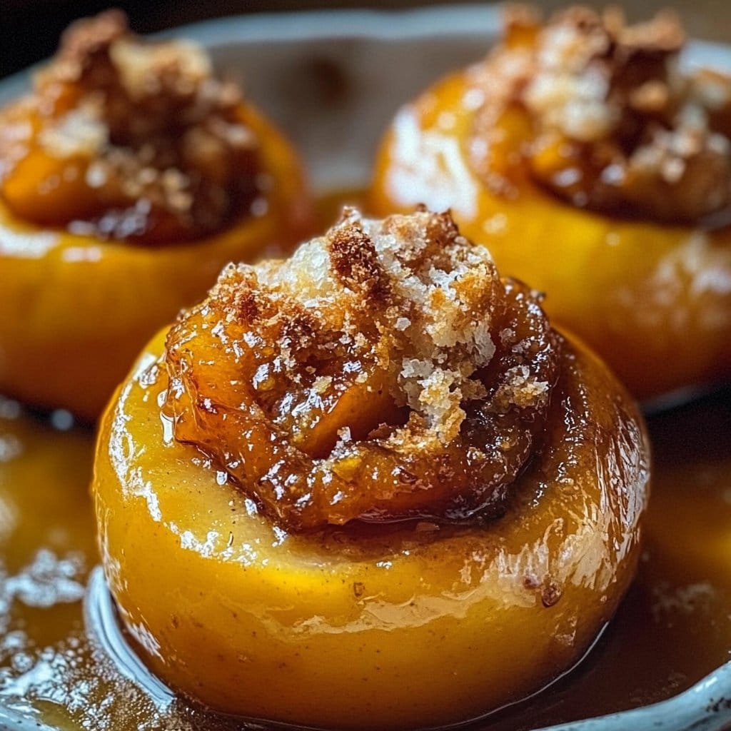 Pumpkin Pie Stuffed Baked Apples