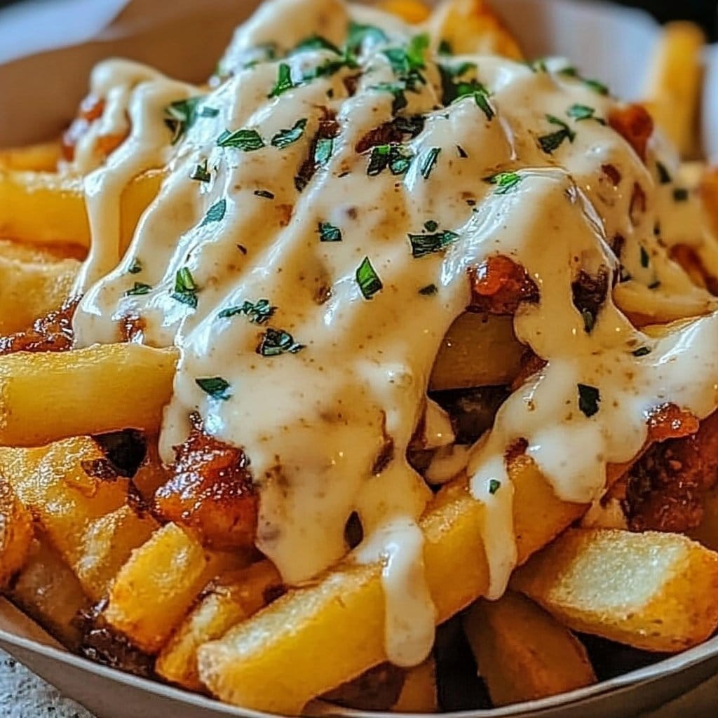 Indulge in Louisiana Voodoo Fries: A Spicy and Cheesy Delight!