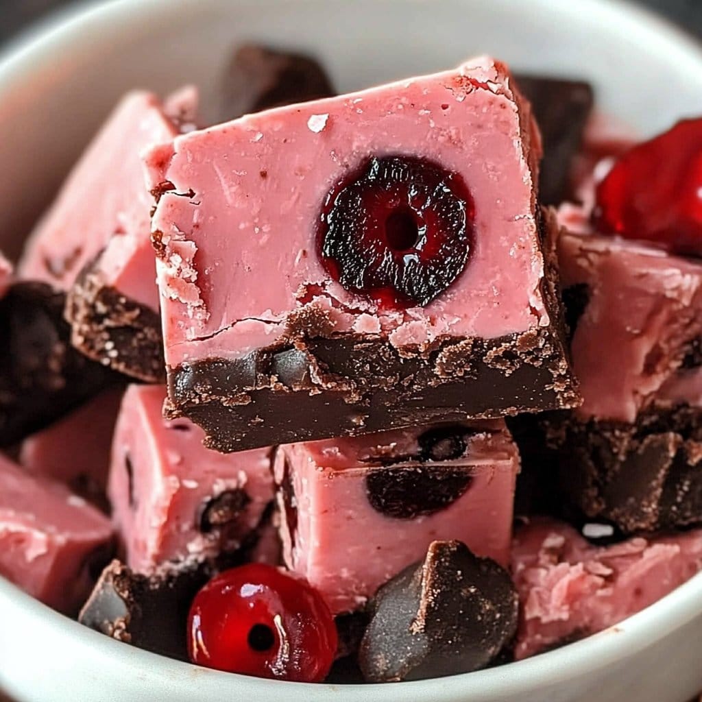 Easy Cherry Fudge