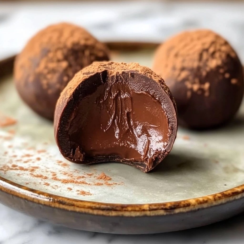 Healthy Avocado Cacao Truffles