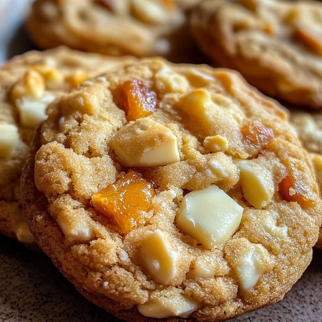 Apricot White Chocolate Cookies