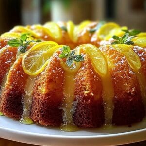 Lemon Zucchini Bundt Cake