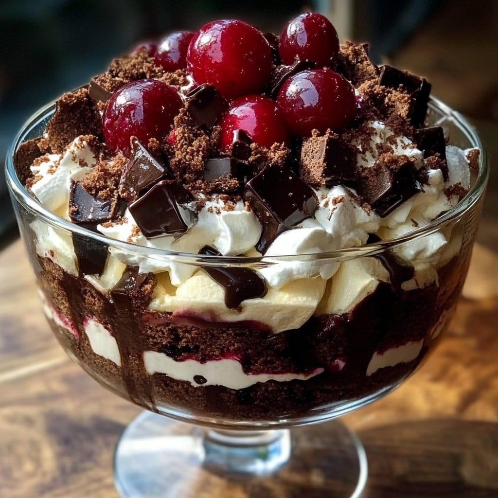 Christmas Black Forest Trifle