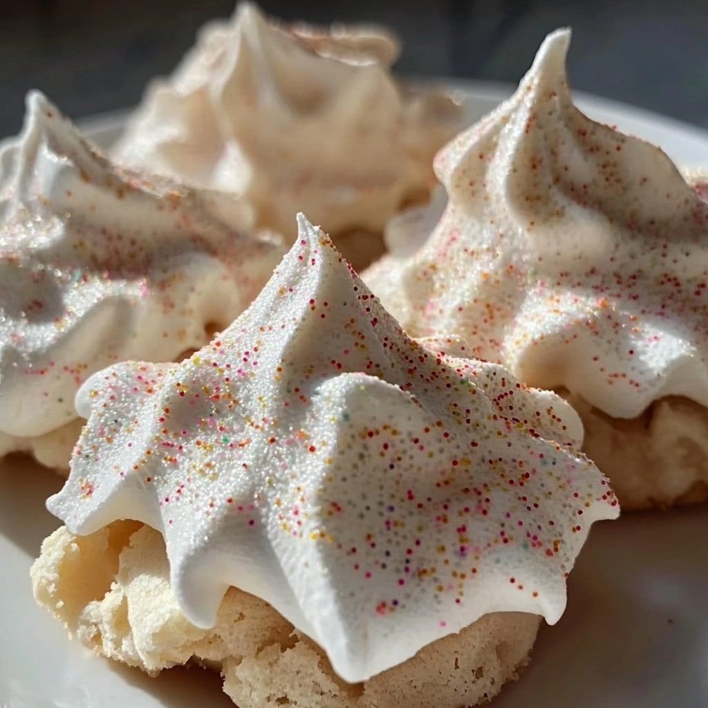 Christmas Meringue Cookies