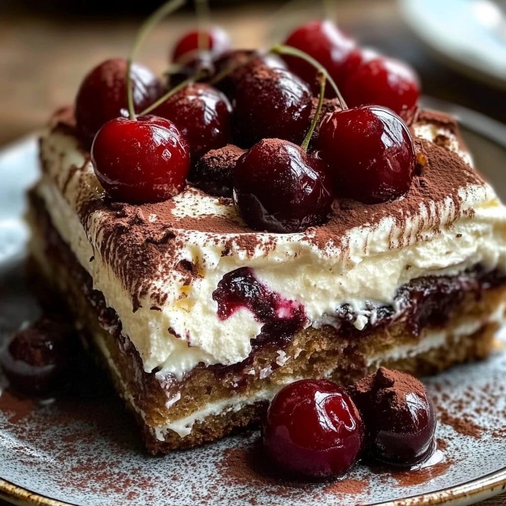 Cherry Amaretto Tiramisu