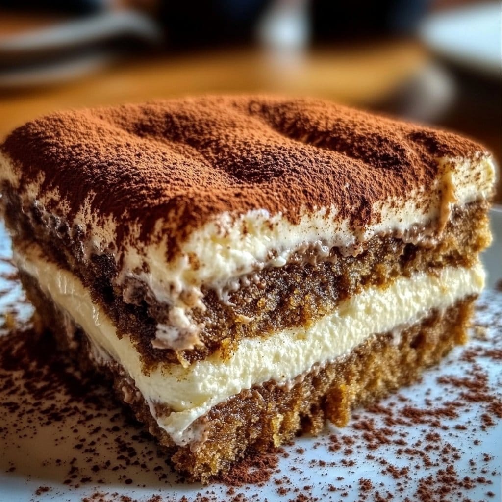 Homemade Gingerbread Tiramisu