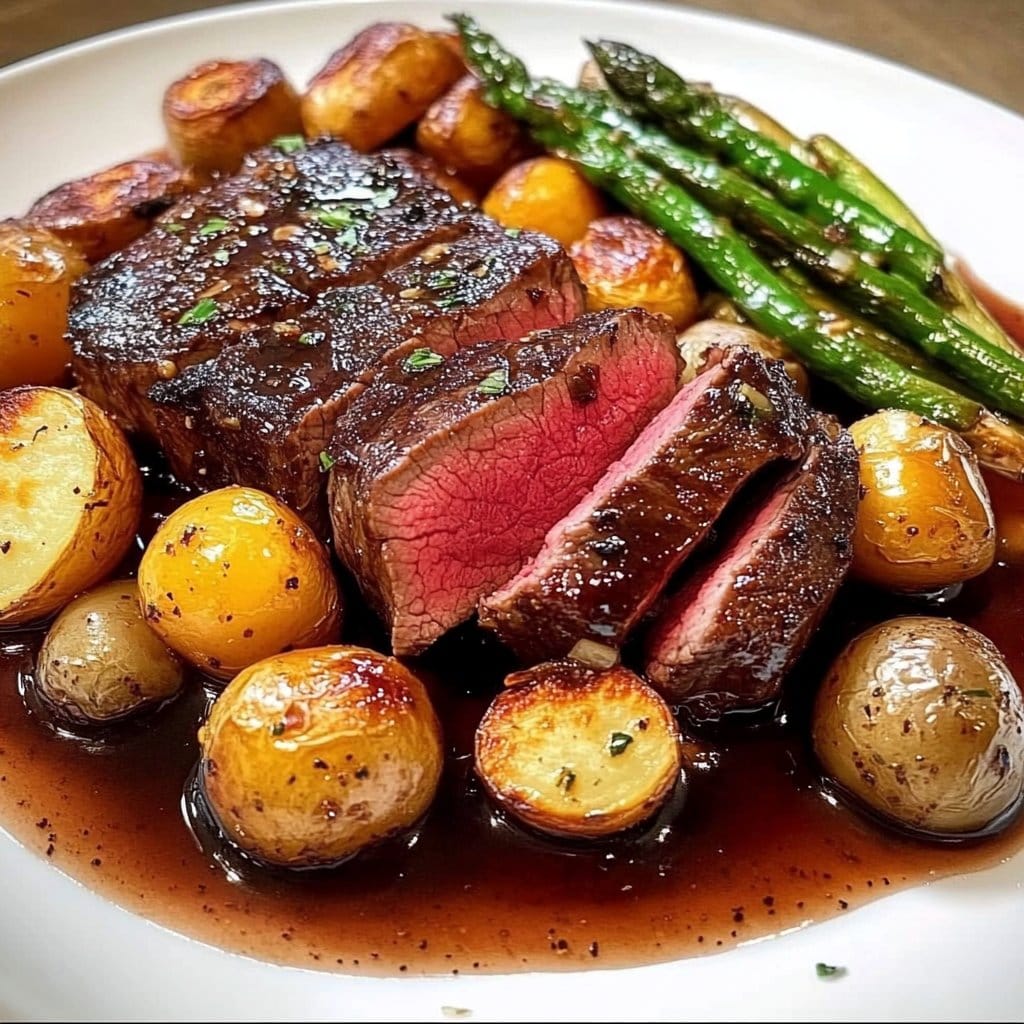 Beef Tenderloin with Roasted Vegetables