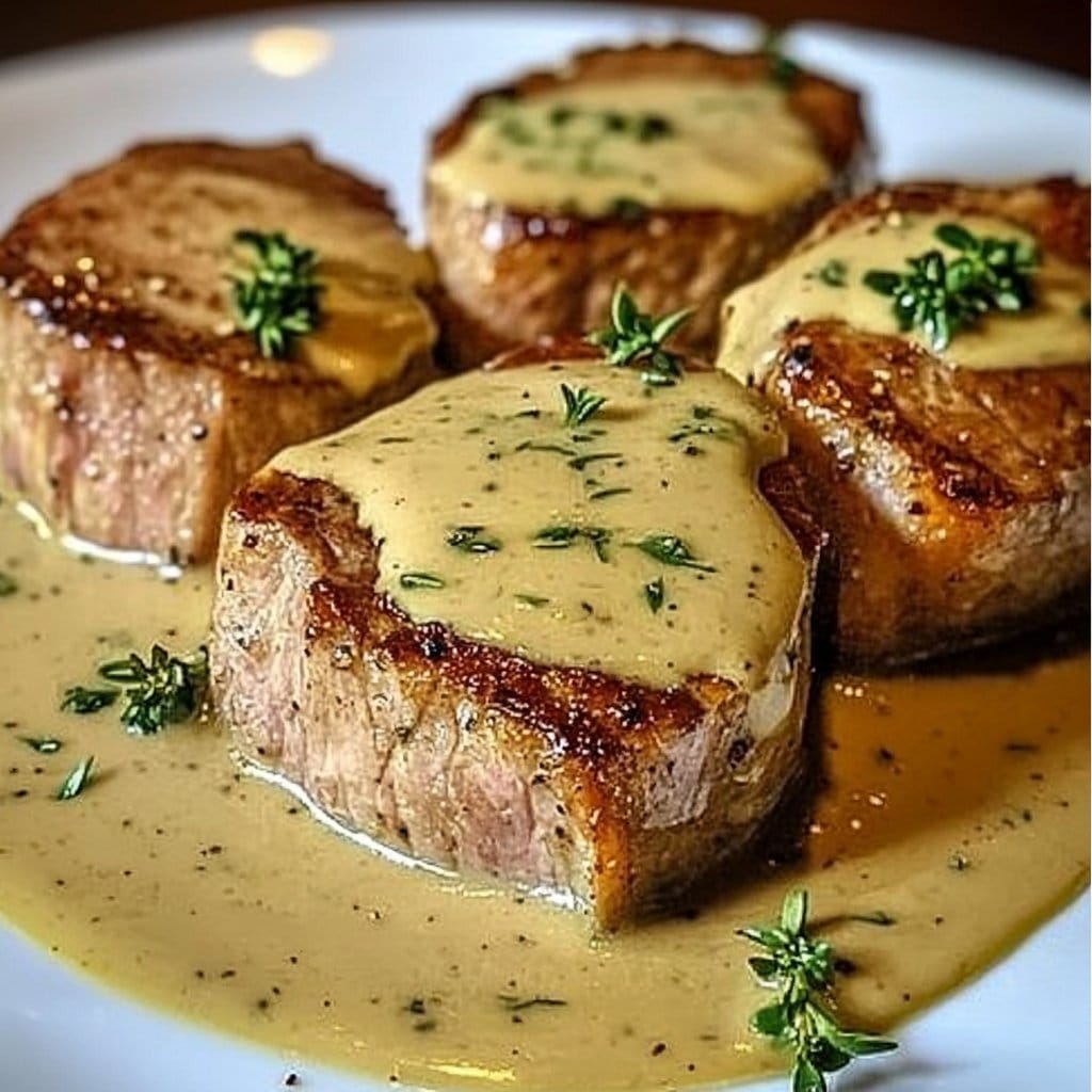 Experience the Perfect Pork Tenderloin with Dijon Mustard Cream Sauce Recipe