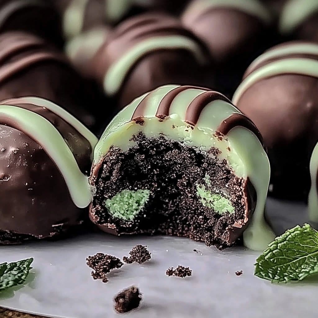Mint Oreo Truffles