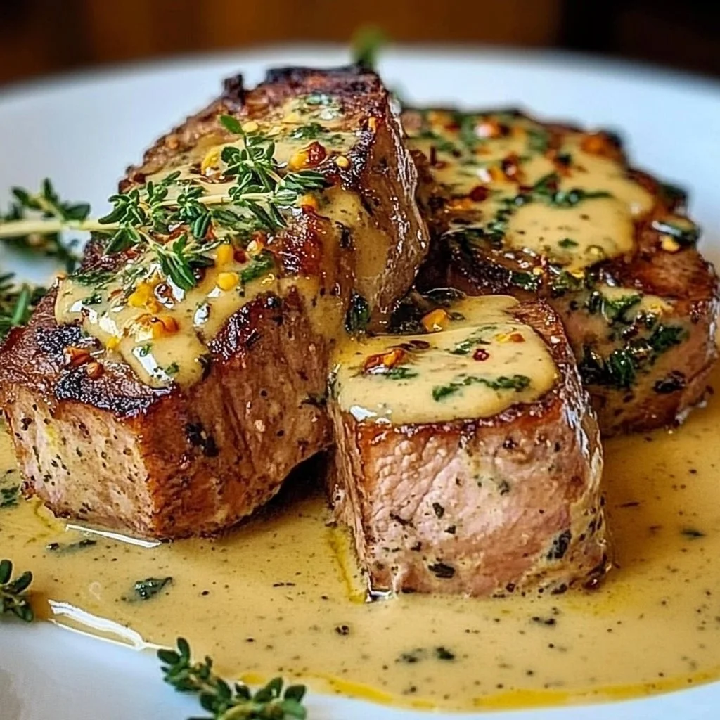 Pork Tenderloin Dijon Cream