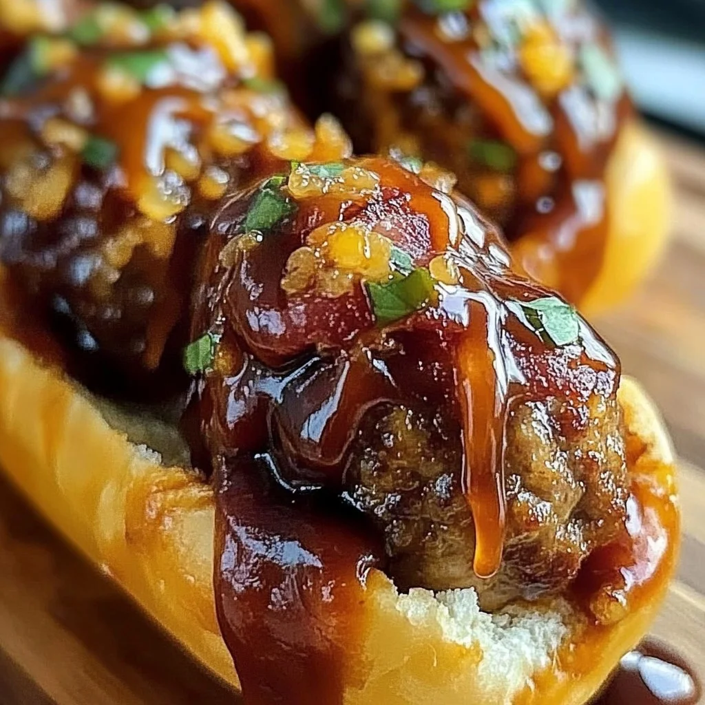 Bourbon BBQ Bacon Meatballs