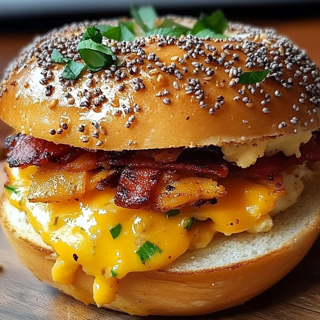 Breakfast Bagel Sandwich