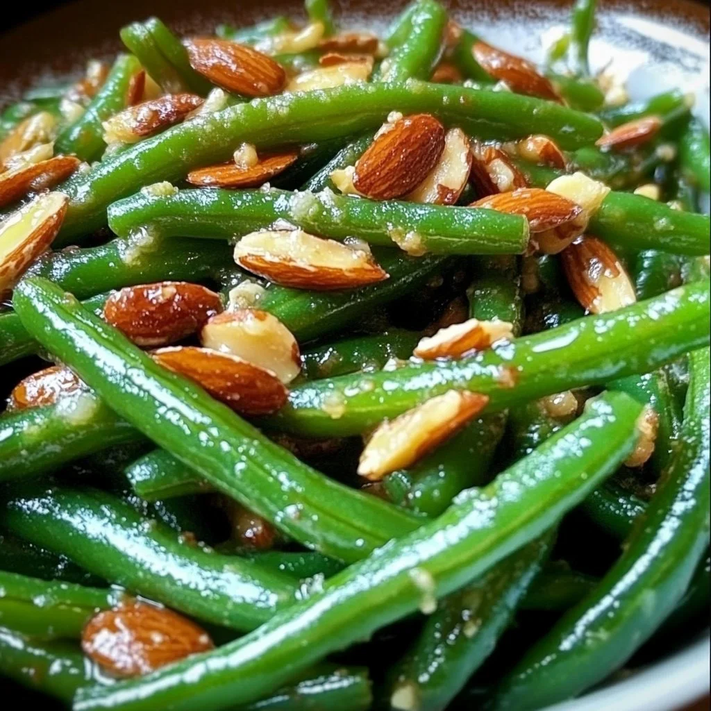 Brown Butter Green Beans with Almonds