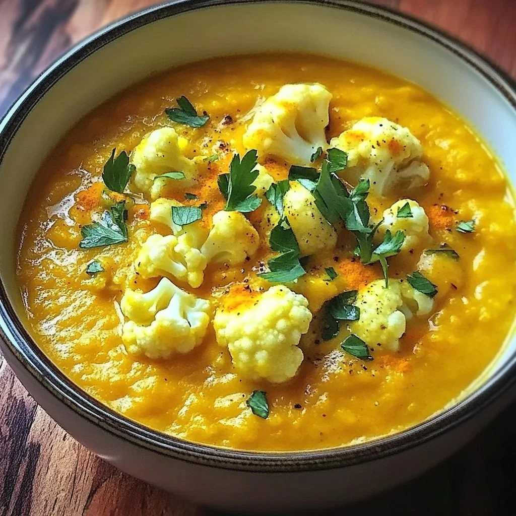 Cauliflower Turmeric Soup