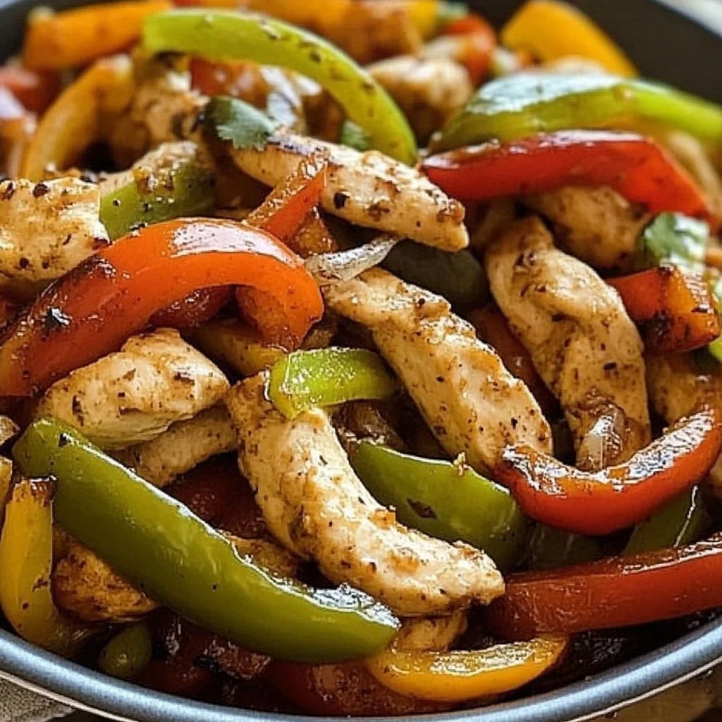 Chicken Fajita Peppers