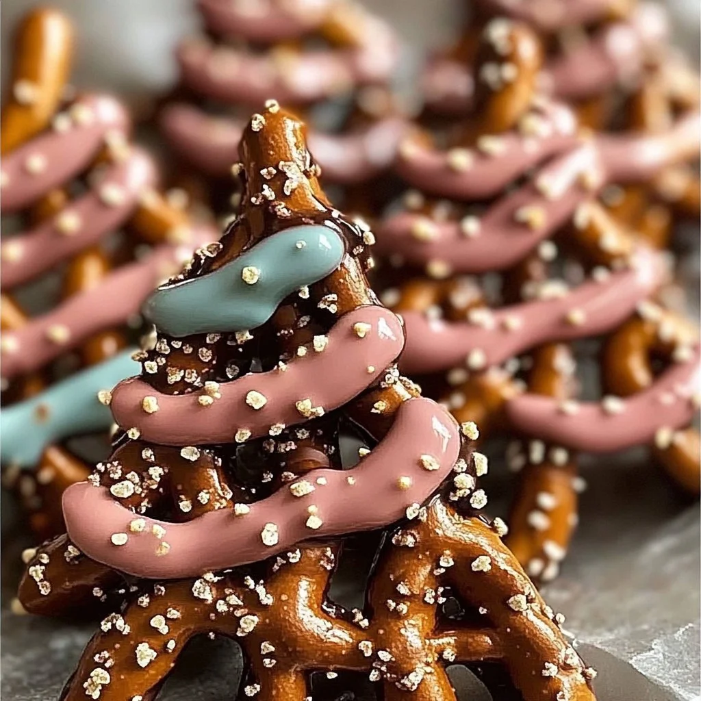 Chocolate Pretzel Trees