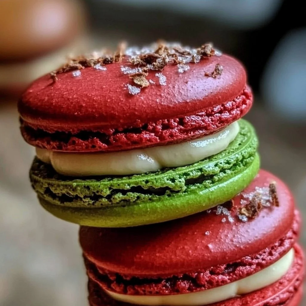 Christmas Macarons
