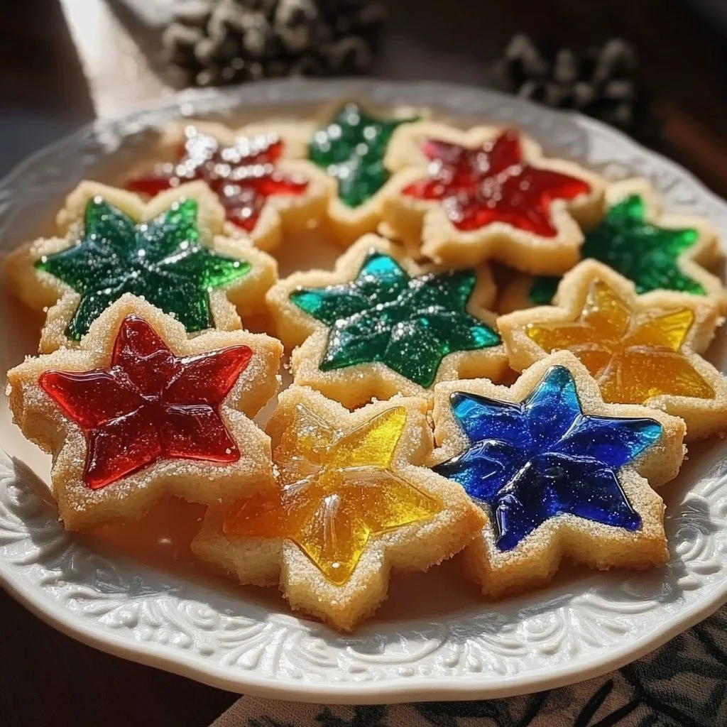 Christmas Stained Glass Cookies