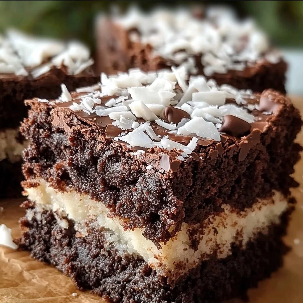 Coconut Chocolate Brownies