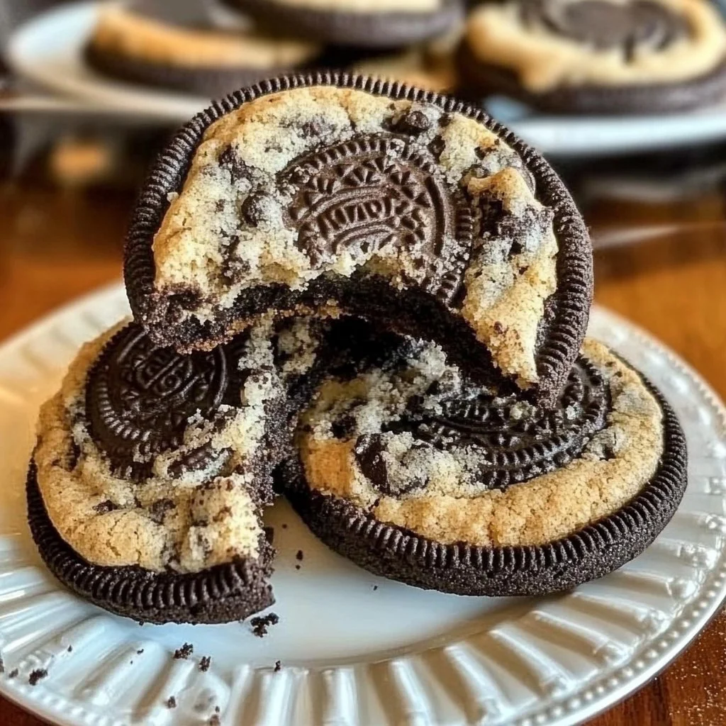 Copycat Crumbl Chocolate Oreo Cookies