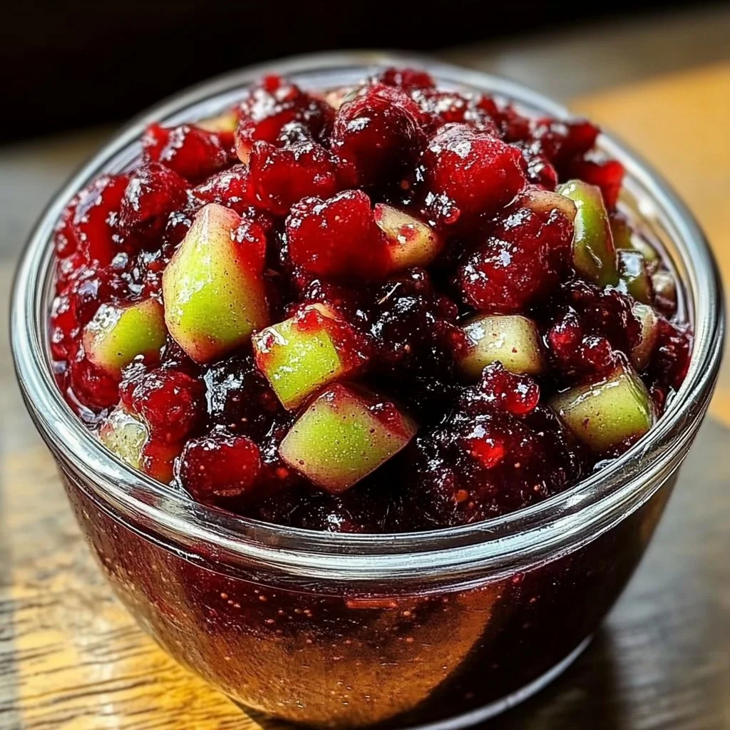 Cranberry Apple Chutney