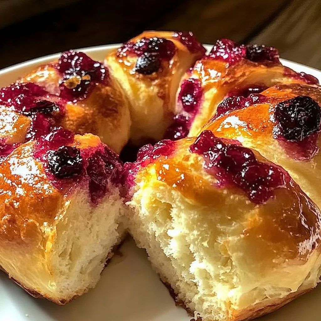 Cranberry Orange Dinner Rolls