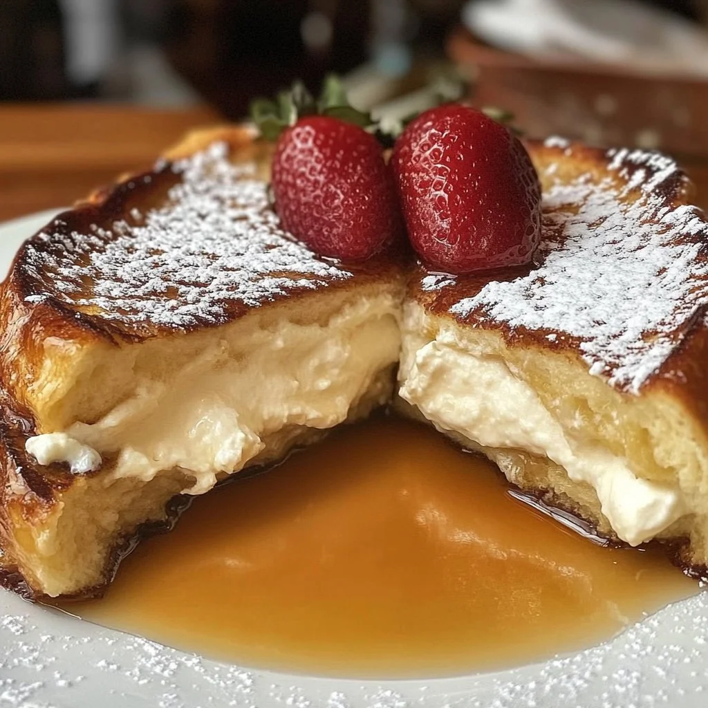 Cream Cheese Stuffed French Toast