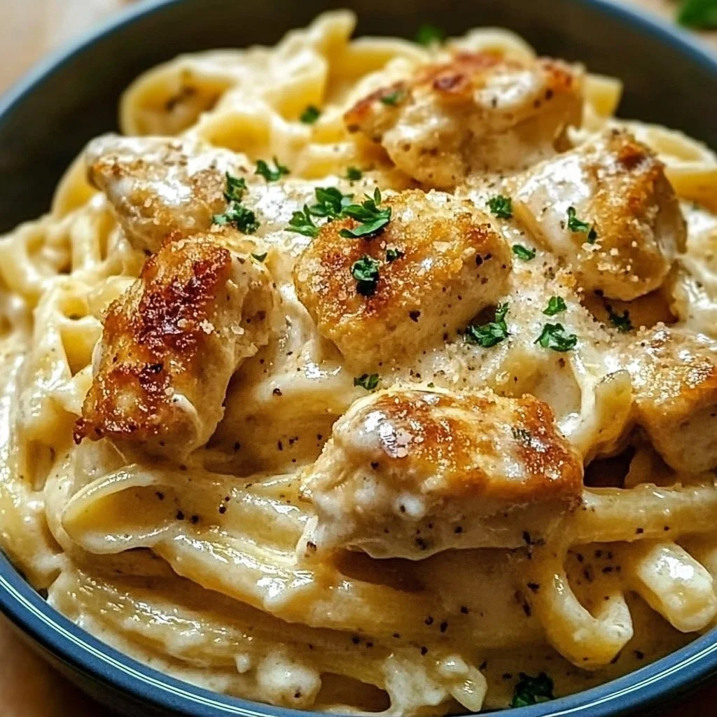 Creamy Chicken Garlic Parmesan Pasta