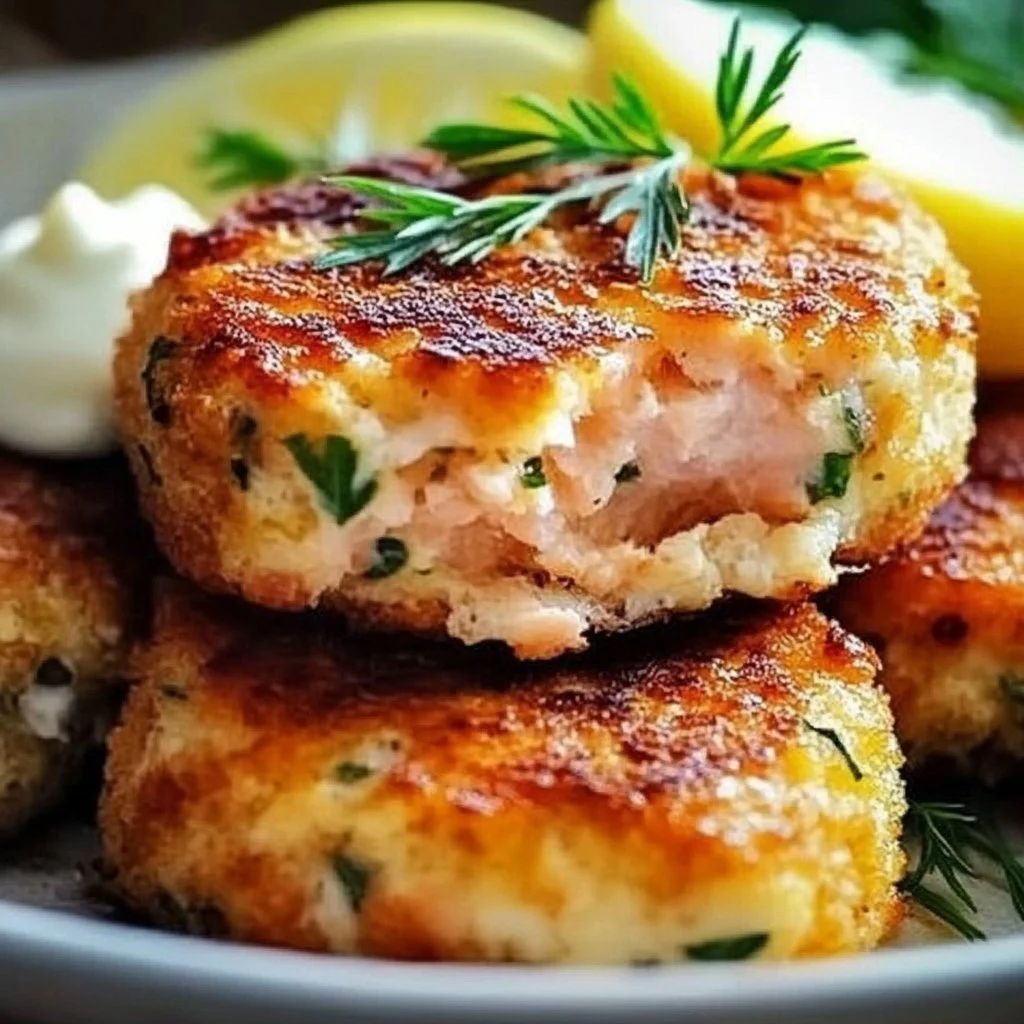Crispy Salmon Cakes with Canned Salmon