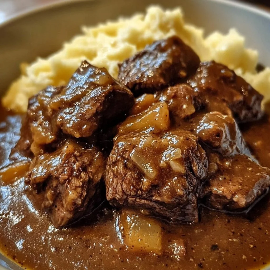 Crockpot Cubed Steak And Gravy