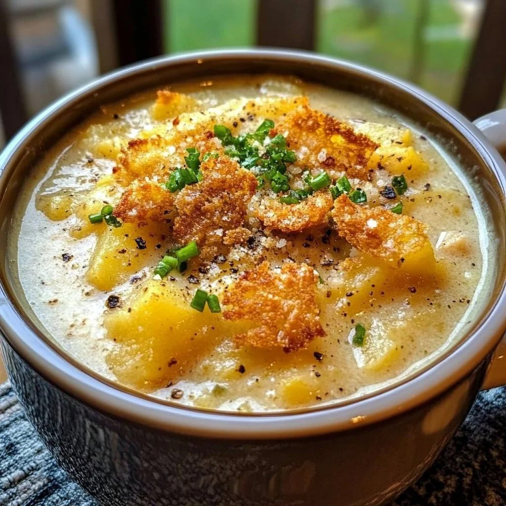 Crockpot Potato Soup With Hashbrowns