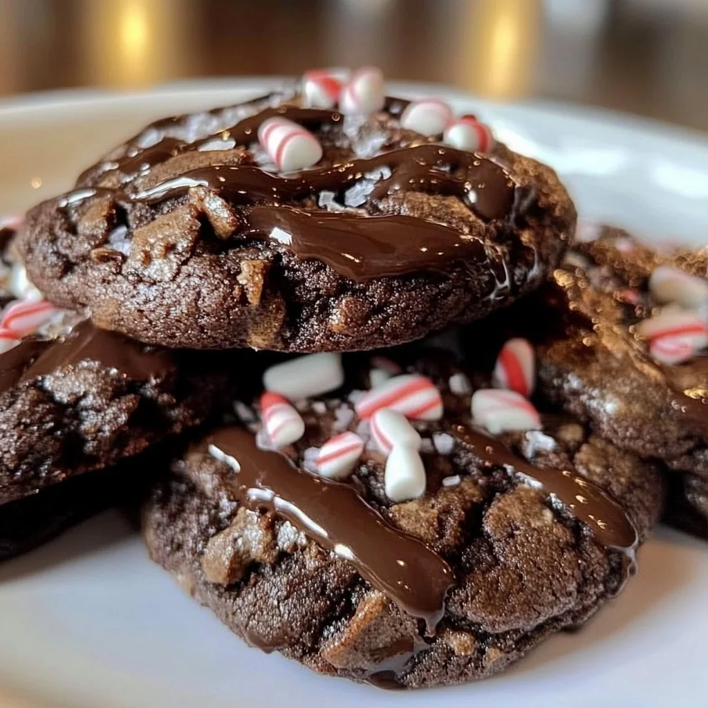 Chocolate Peppermint Cookies