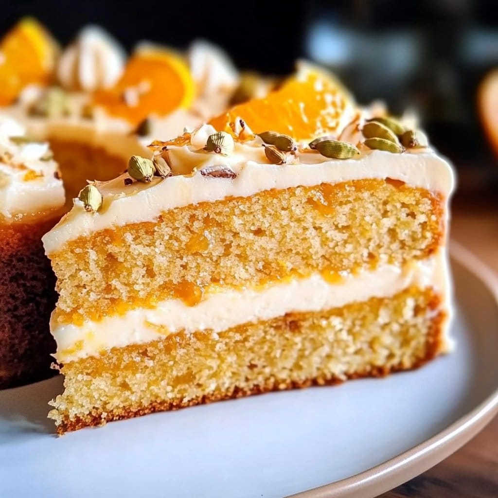 Orange Cardamom Cake
