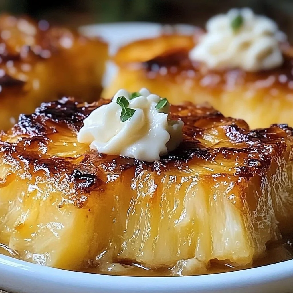 Easiest Pineapple Bake