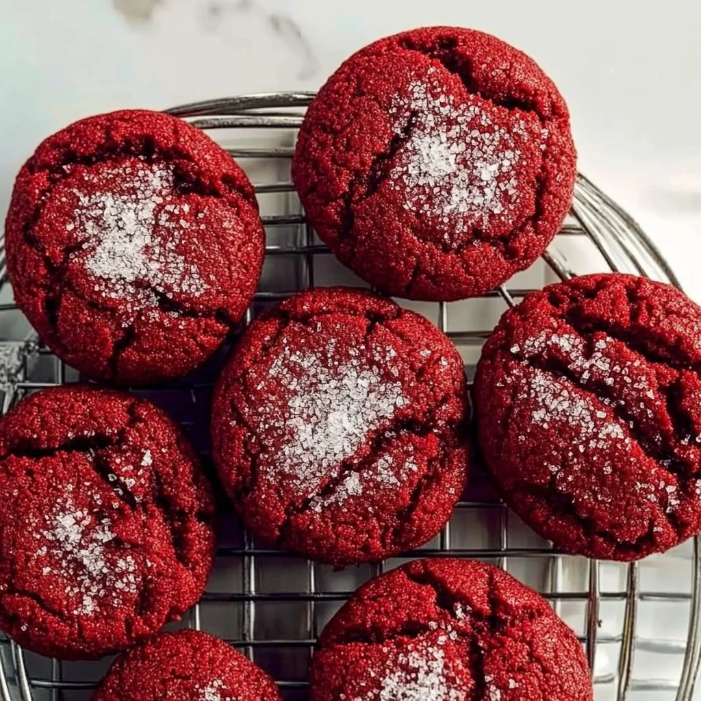 Easy Red Velvet Cake Mix Cookies