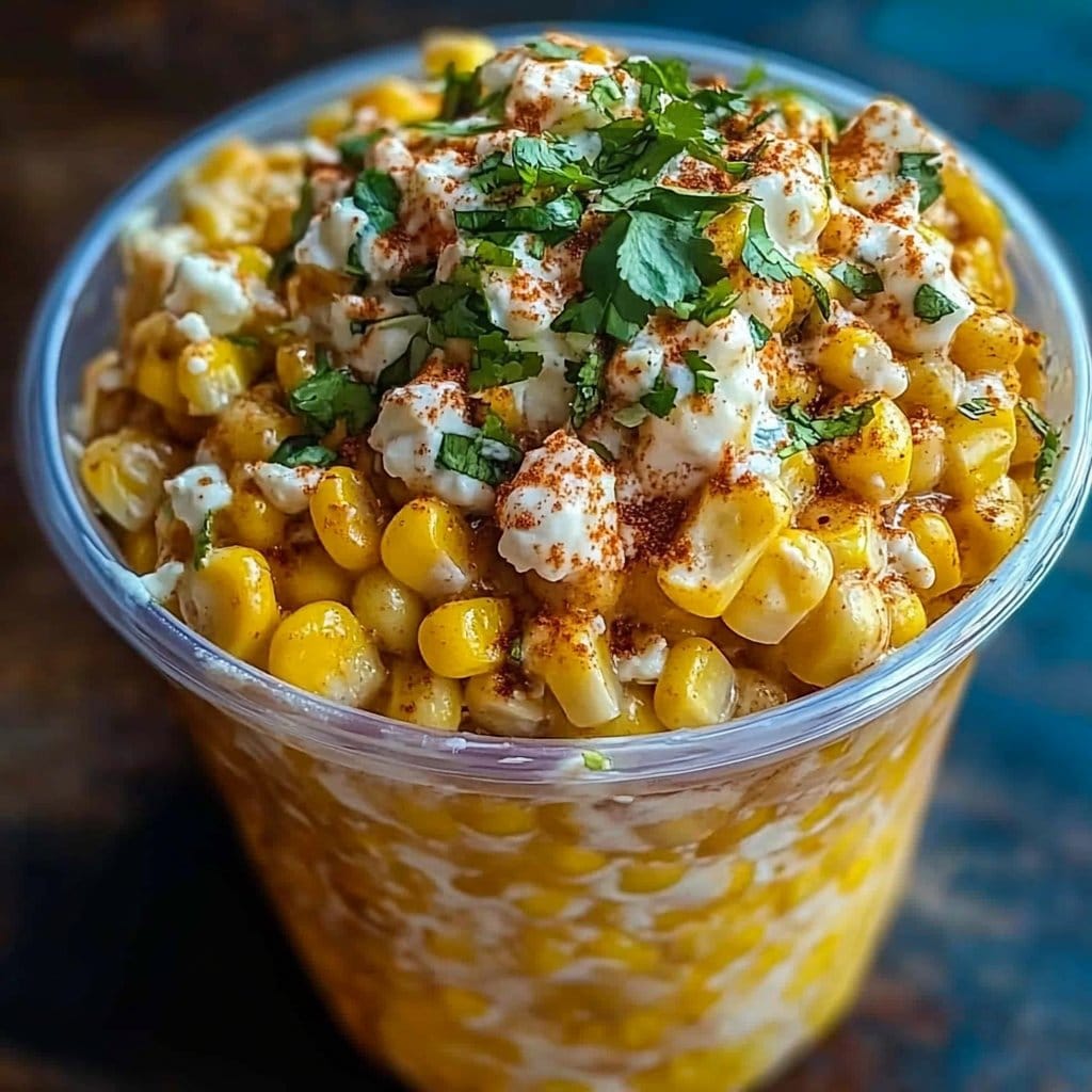 Creamy Mexican Street Corn (Esquites)