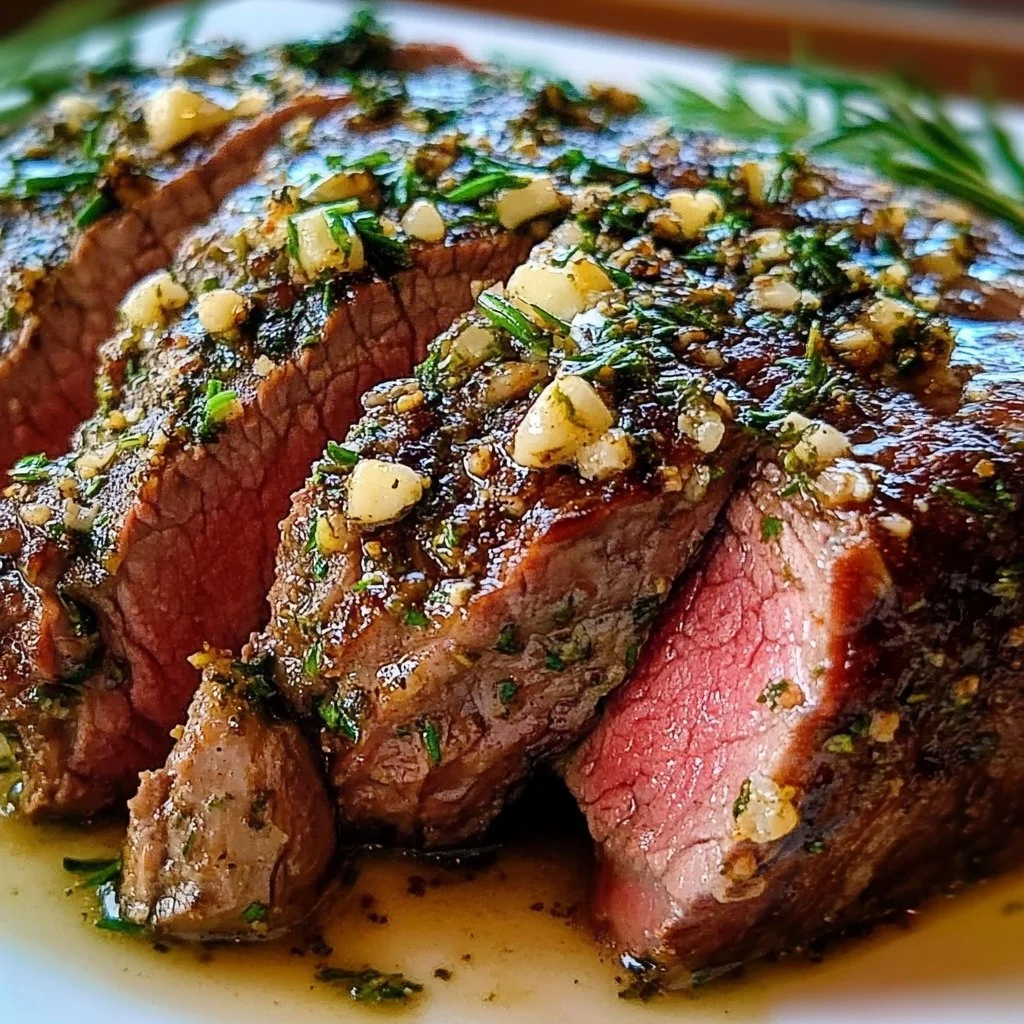 Tender Garlic Herb Roast Beef