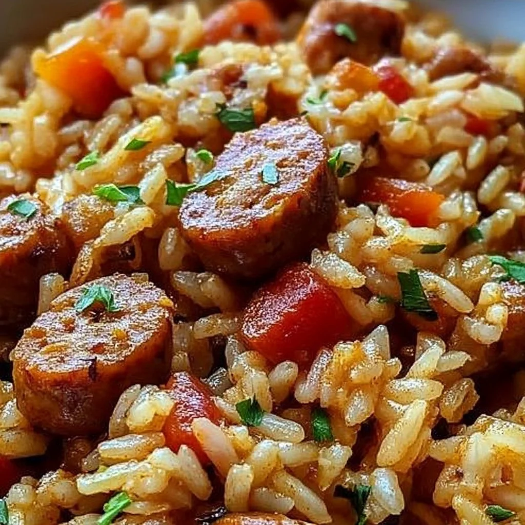 Cajun Rice with Chicken Sausage