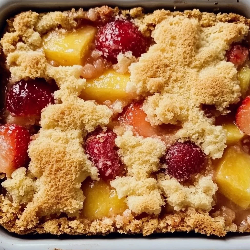 Fruit Cocktail Dump Cake
