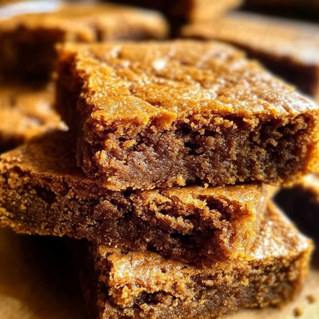 Gingerbread Cookie Bars
