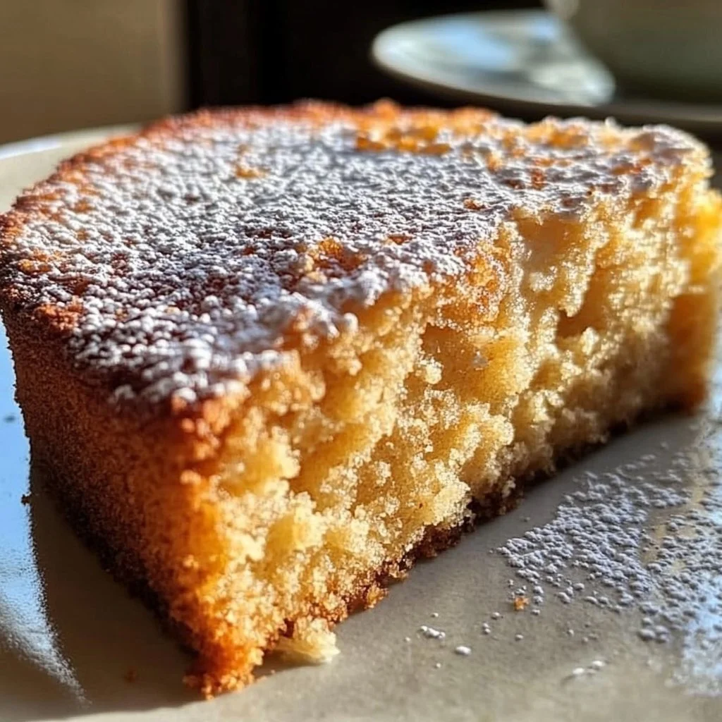 Delicious Greek New Year Cake topped with traditional decoration for celebrations.