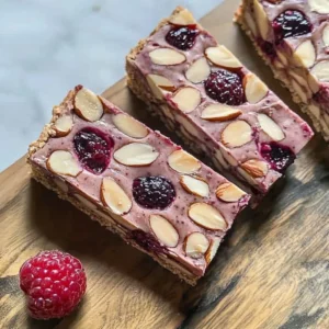 High Protein Berry Almond Bars